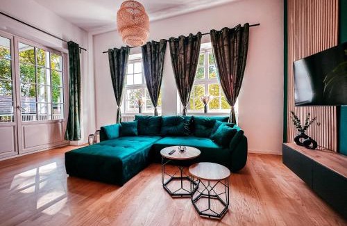 Loschwitz Apartment | Oasis Appart - Wohnen im Königspark - Elbhang Dresden - große Terrasse - Netflix - TG