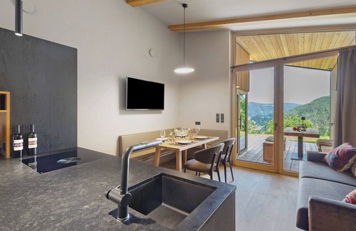 Parrocchia di San Sigismondo Apartment | "Oberplunerhof Luxury Chalet Skyline" with Mountain View, Private Terraces & Shared Garden