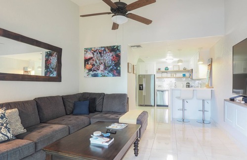 Bodden Town Apartment | Ocean front 2 bedroom condo with pool
