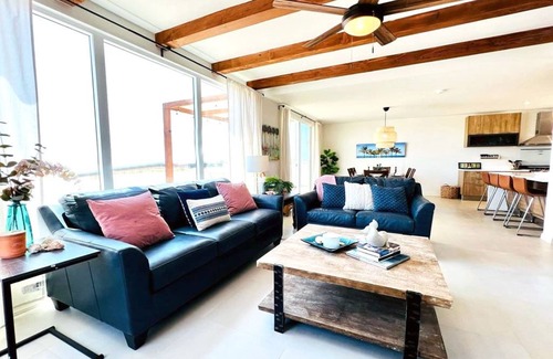 Ensenada Villa | Ocean View Villa between Rosarito & Ensenada steps from the beach, pet friendly!