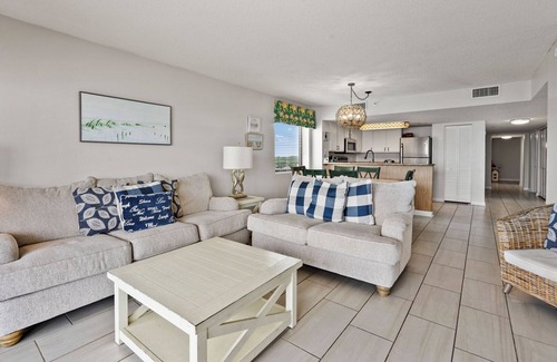 Ocean Drive Condo | Oceanfront 4BR condo with stunning views, balcony, pool & beach access in North Myrtle Beach