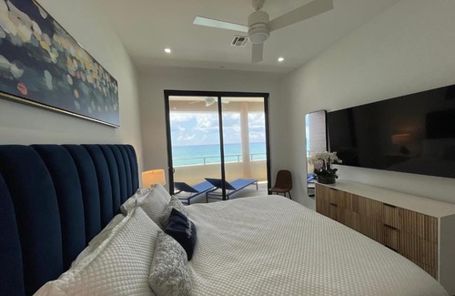 Northwest Point Apartment | Oceanfront with 7 mile beach views, Ground-Floor, Pool, Sleeps 6