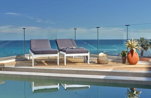 Drosia Apartment | Oceanis Suites with Private Heated Pools and Sea View, by ZanteWize