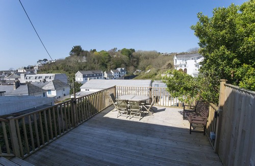 St. Mawes Cottage | Old Fisherman's Cottage with Sun Deck Offering Sea Views of St Mawes Harbour