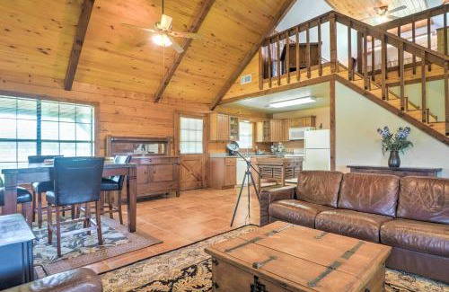 Carmine House | On Farm Rustic Carmine Log Cabin with Porch!