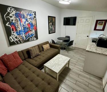 Faubourg Delachaise Apartment | One bedroom apartment with hot tub 2 blocks to Magazine street