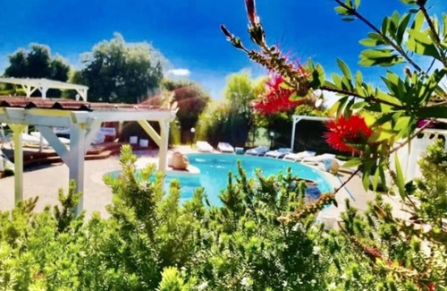 Sorso Apartment | One bedroom appartement with shared pool jacuzzi and enclosed garden at Sorso 2 km away from the beach