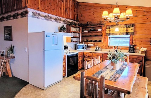 Sylvan Shores Cabin | One Story Beaver Lake Cabin, Mountain Top lakeview with dock & SPECTACULAR VIEW!