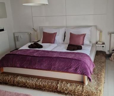 Albertfalva Apartment | OrangeHomes One bedroom apartment with fireplace