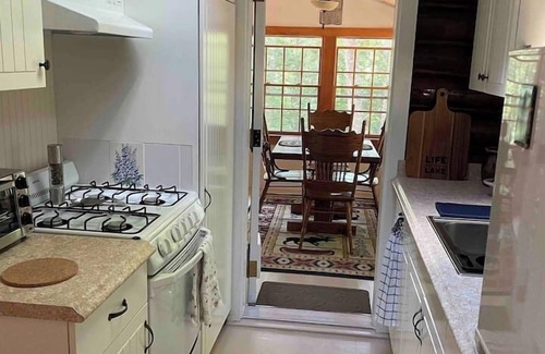 Lucerne-in-Maine Cabin | Original Log Cabin for your getaway