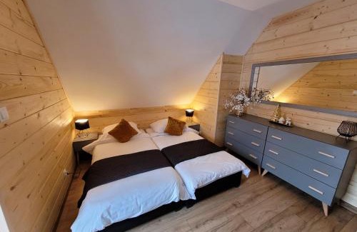 Lasowka Ski Chalet | Osada Orlica klimatyczne domki z widokiem na góry i termalnym SPA sauna jacuzzi 4 km od Zieleniec Ski Arena