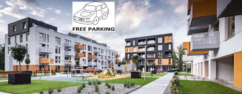 Brynow Apartment | Osiedle Ptasie, NEW - LUX - PRIV PARKING