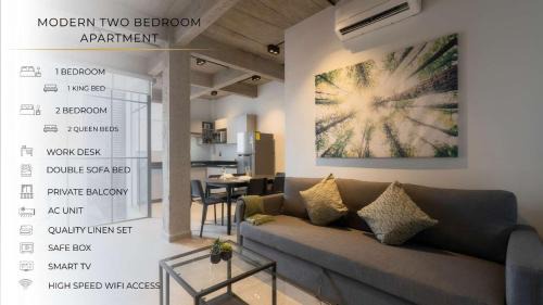 Historic Center Apartment | P201 Zocalo 2Bdrm2b AC Rooftop Business C