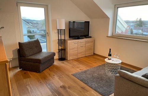Marktoberdorf Apartment | Panorama Apartment mit 2 Schlafzi im Allgäu mit Balkon