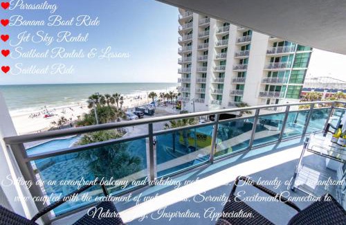 Downtown Myrtle Beach Apartment | Panoramic Oceanfront Condo OO 3rd Floor