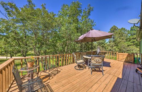 Alto House | Peaceful Alto Home with Deck about 12 Mi to Ski Apache!