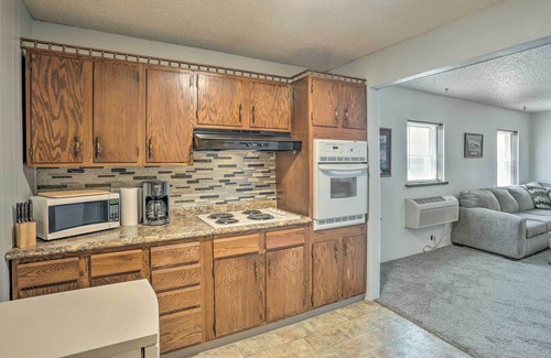 Chadron Apartment | Peaceful Chadron Apartment in Historic Hotel!