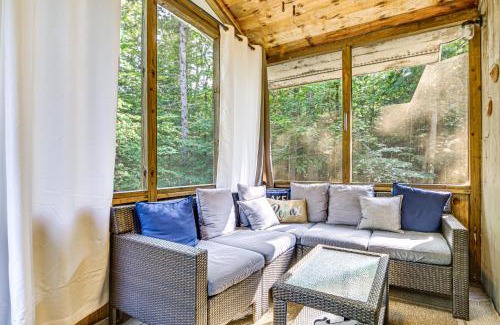 Bridgton House | Peaceful Highland Lake Home with Kayaks, Dock Access
