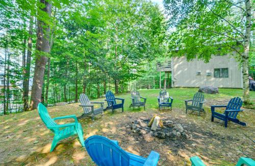 Bridgton House | Peaceful Highland Lake Home with Kayaks, Dock Access