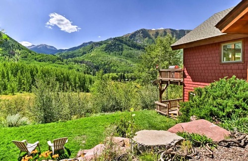 Carbondale House | Peaceful Marble, Colorado Home with Deck and Mtn Views