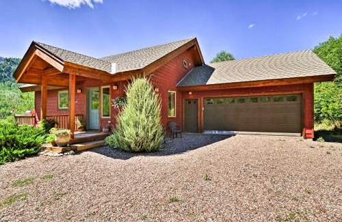 Carbondale House | Peaceful Marble, Colorado Home with Deck and Mtn Views
