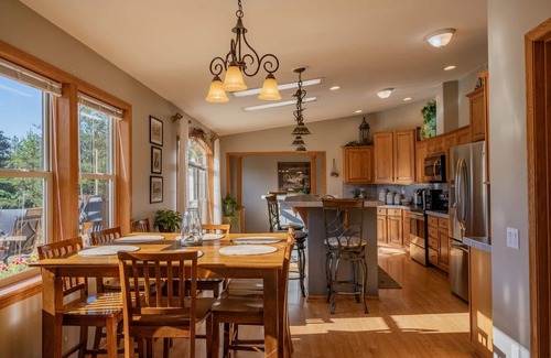 Necedah House | Peaceful retreat on large private pond just minutes to Castle Rock Lake!