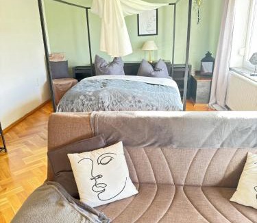Niederorschel House | Pension FAULPELZ - Budget Apartment mit Küche, Badewanne