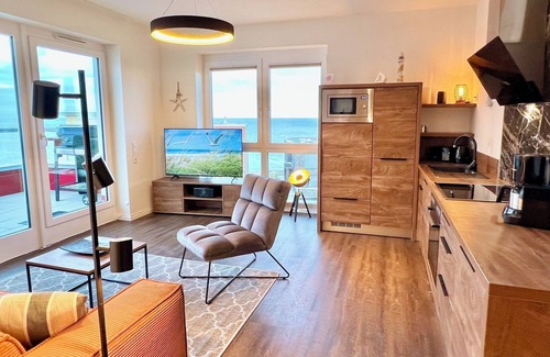 Sieseby Apartment | Penthouse Olpenitz Living - sea view, sauna, elevator, underground parking space