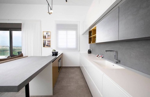 Nahariya Apartment | Penthouse Sunset Balcony by Sea N' Rent