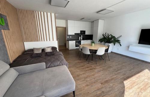 Jihlava Apartment | PeopleGuru apartments - Terasa, Parking