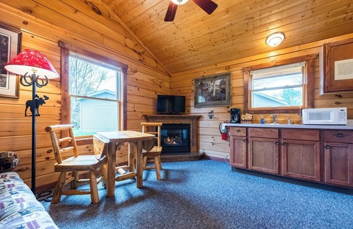 Mountain Cabin | Perfect for Couples, Pet Friendly, Wildlife Theme, Log Cabin, Fireplace