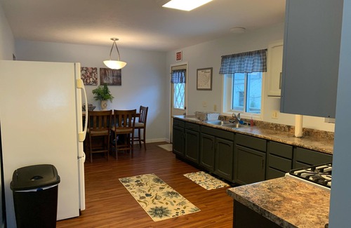 Munising House | Perfect location for a Pictured Rocks adventure. Snowmobiles & trailers welcome.
