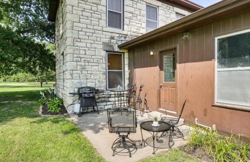 Manhattan House | Pet-Friendly Home Grill and Fire Pit in Manhattan