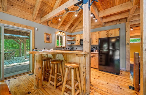 Unionville Cabin | Pet friendly, hot tub, fire pit, located by Lake Lemon