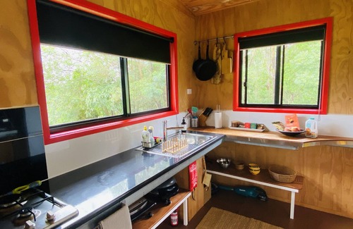 Hunchy Cabin | Pet Friendly Timber Gym Cabin