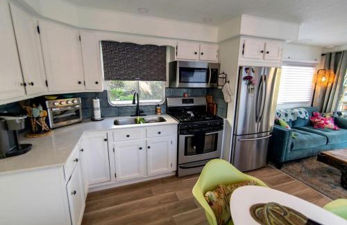 Merritt Island Boat Rental | Picturesque Houseboat with Private Porch and Modern Interior in Florida