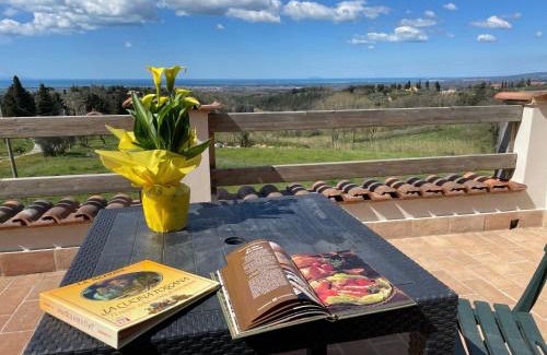 Guardistallo Apartment | Podere Morena with sea view, private terrace by ToscanaTour Greg