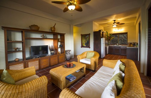Marigot Bay Villa | Pool Level apartment overlooking Marigot Bay