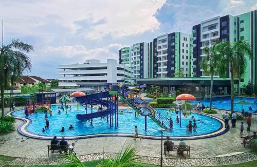 Kampung Kuala Pari Apartment | PoolView Waterpark 300Mbps Ipoh Homestay Manhattan Condo 4-7pax 3bedroom Station 18 pengkalan