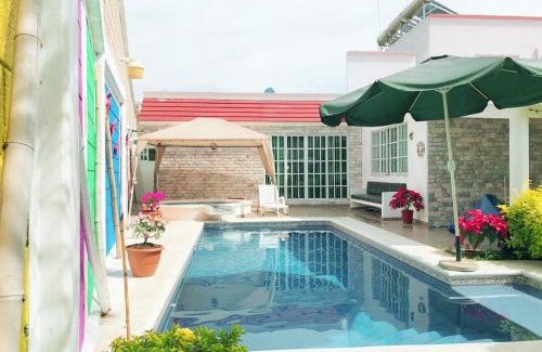 Jiutepec House | Preciosa Casa Maya Alberca y Jacuzzi Jiutepec Cuernavaca