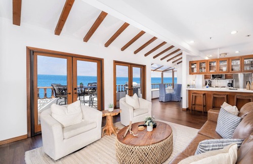 Avalon Condo | Premium Panoramic Ocean Views from Corner Unit with Fireplace & Golf Cart