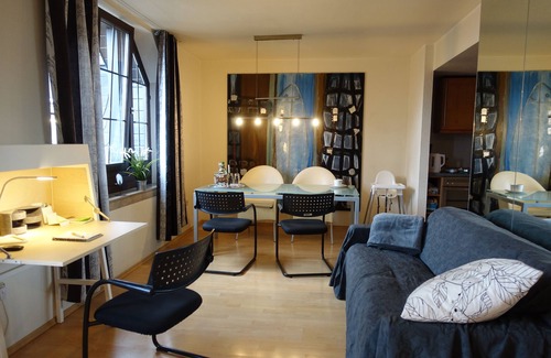 Aachen Apartment | Pretty home with views over the rooftops of the old town