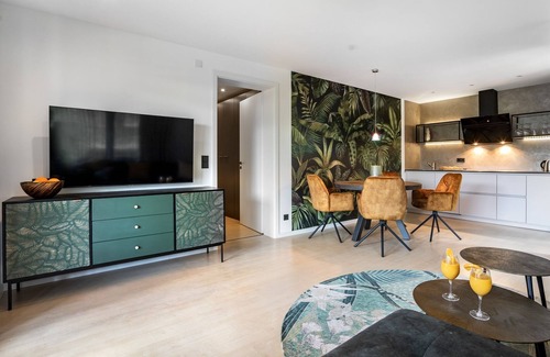 Gaienhofen Apartment | Primera am See Garden, 60 qm, 1 Schlafzimmer, Sauna, Garten mit Terrassen, Max. 3 Personen