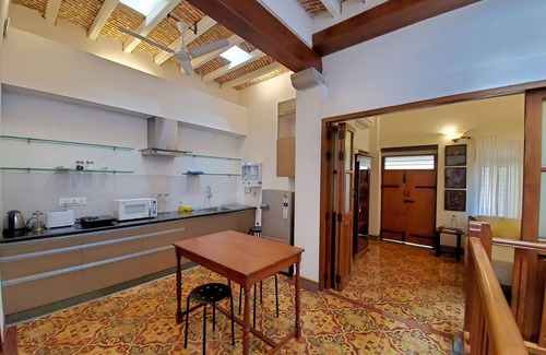 Pondicherry Beach Apartment | Private apartment in a restored cottage of a family estate with pool