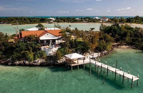 Marsh Harbour Villa | Private Beach, Dock, and Great Views!