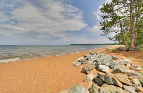 Big Bay House | Private Beach! Year-Round Lake Superior Retreat