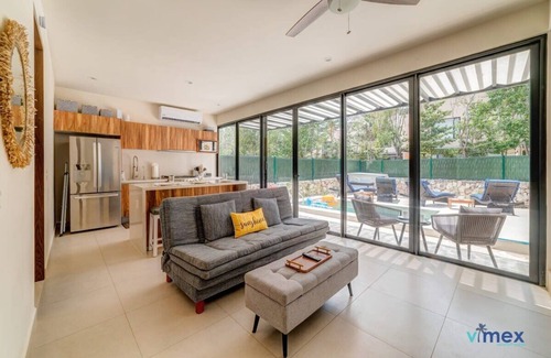 Tulum House | Private Pool, Yard, BBQ, Terrace, Town 10 min