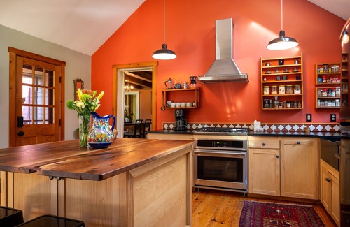 Cummington House | Private river-front home with tennis court and hot tub in the Berkshire hills!