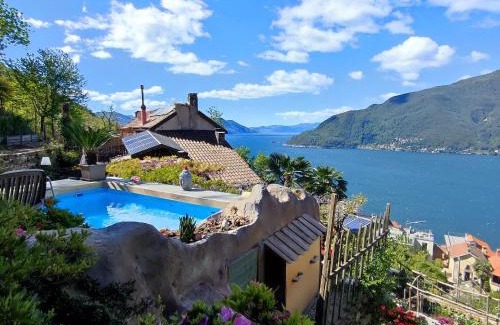 Maccagno House | Private Romantic Wellness Lake View Retreat- Whirlpool Hammam Spa e Piscina panoramica