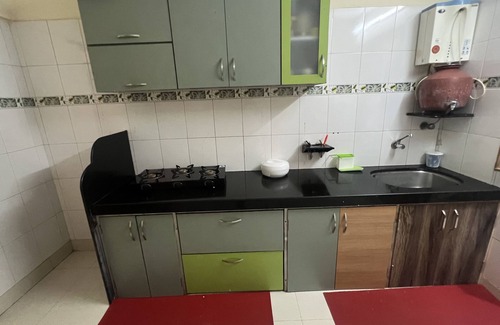 Andheri West Apartment | private specious master bedroom with attached bathroom